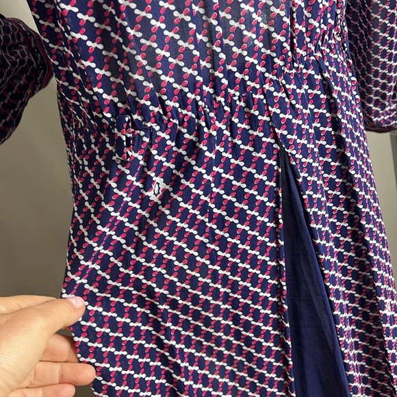 Vintage Size 6-8 Coat Midi Dress Polyester - Picture 12 of 13